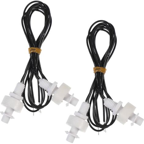 Contrôleur de Niveau de Liquide Flotteur Vertical en Plastique Pp 2pcs, Facile à Installer pour Contrôle Automatique du Niveau D'eau Pendant été Vacances (1/5)