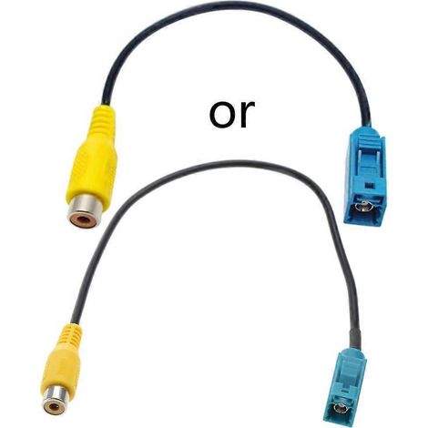Verbessertes Kabel für Rückfahrkameras, Fakra-Buchse auf RCA-Buchse