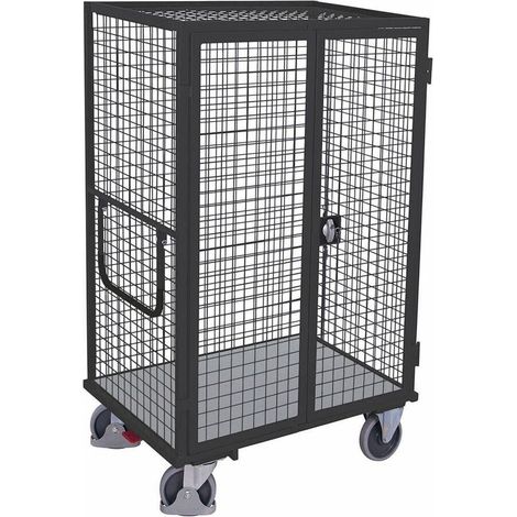 VARIOfit Etagenwagen fest verschweißt Ladefläche 1045x685mm Anthrazitgrau RAL 7016