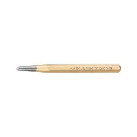 Pointeau avec pointe en métal dur 120 x 10 x 3 mm Rennsteig Werkzeuge 430 121 0