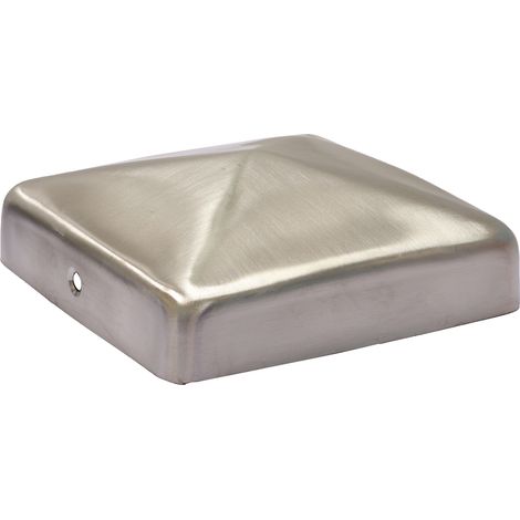 Pfostenkappe Edelstahl 9 x 9 cm - pro Stück