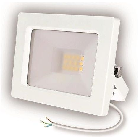 FARO LED 4000K ALLUMINIO/VETRO TEMPERATO IP65 10W BIANCO