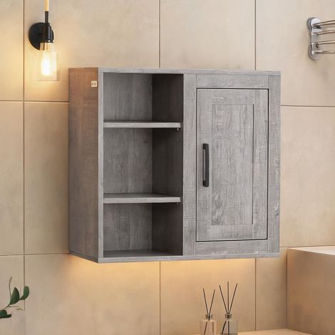 Meuble de salle de bain en melamina de Madera 48 x 20 x 50 cm (1/5)