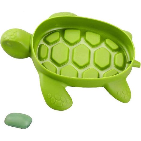 Porte-savon créatif en forme de tortue pour douche, salle de bain, baignoire, évier de cuisine (1/4)
