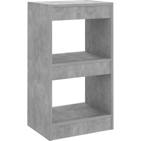 Maison Exclusive - Bücherregal/Raumteiler Betongrau 40x30x72 cm (1/5)