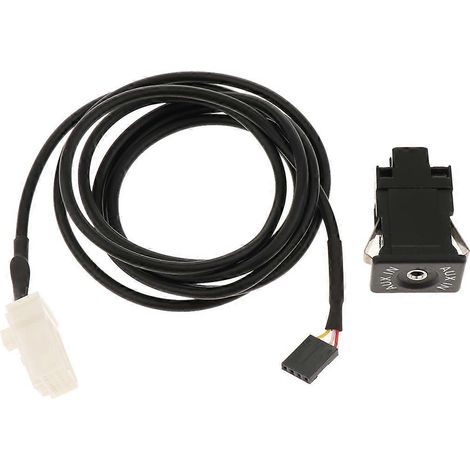 Câble adaptateur d'entrée auxiliaire avec prise d'origine pour Mazda 2, 3, 5, 6 et CX-7 (1/5)
