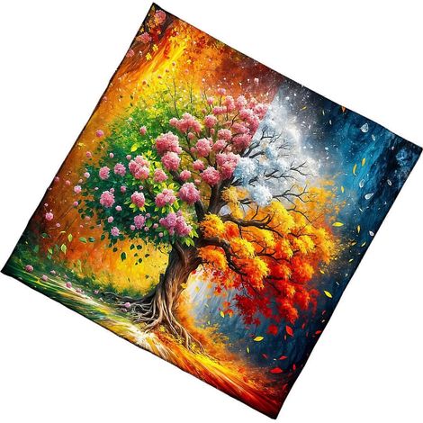 Nappe de divination en velours doux et résistant, idéale pour les tarots. Velours pelucheux, disponible en plusieurs tailles et facile d'entretien (50 x 50 cm). (1/5)
