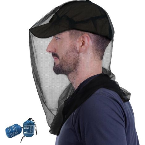 South to East Premium Moskitonetz, 2er-Pack, Schutz vor Fliegen und Insekten, extra breit und lang, extra feine Maschenweite für Camping, Wandern, Freizeit und Safaris (1/5)
