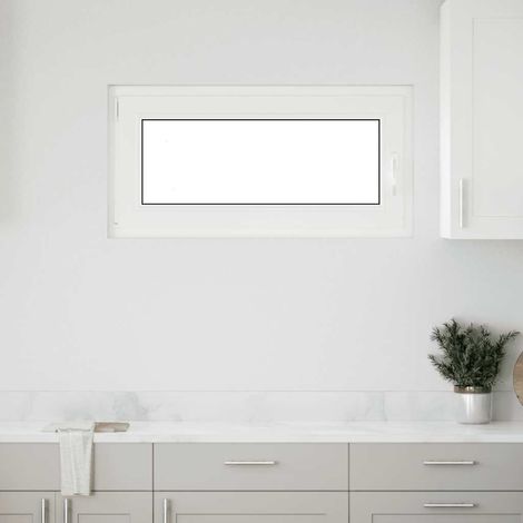 Ventana de sótano "RISOR" 100x50 cm oscilobatiente DIN izquierda antracita vidaXL