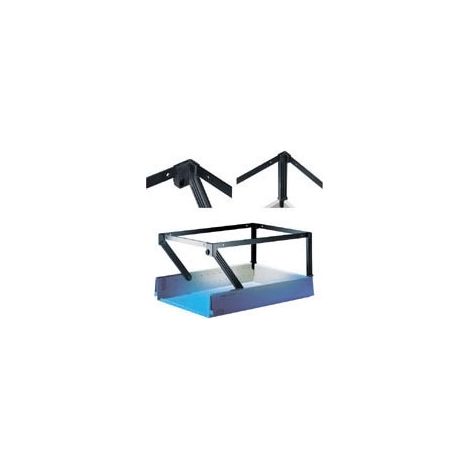 Itar – Cadre pour dossiers suspendus noir – Pour tiroir monobloc métallique – Hauteur 275 mm – Charge maximale 275 mm – Vendu à l'unité (1/4)