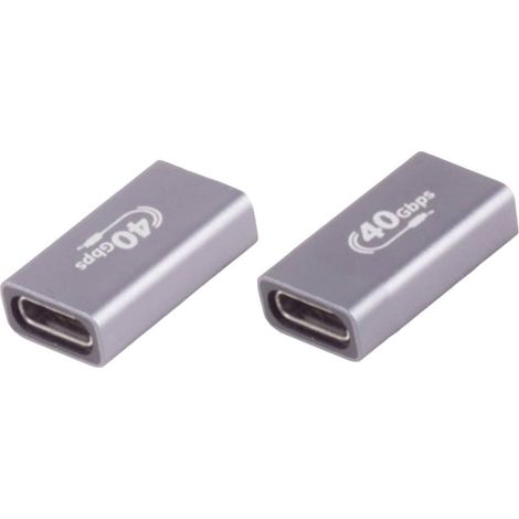 Connecteur USB-C ®, 4.0, 40 Gb/s, métal, Pro 10080137 BKL Electronic Contenu: 1 pc(s) A673183
