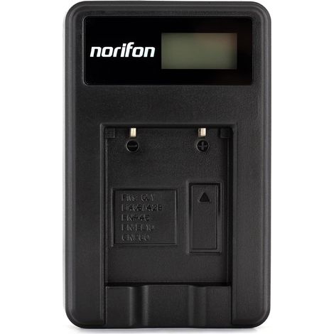 NP-80 LCD USB Chargeur pour Exilim EX-G1, Exilim EX-N1 Compatible avec EX-S5, EX-S8, EX-S9, EX-Z35, EX-Z550, EX-Z800 (1/5)