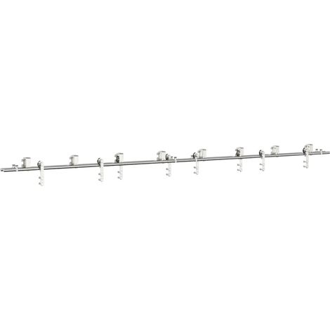 Maison Exclusive - Kit de herrajes para puerta corredera 400 cm a