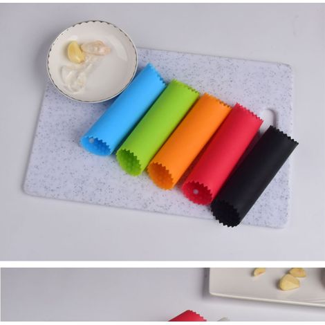 Décapsuleur silicone rouge pour ail et cuisine 13 cm (1/4)