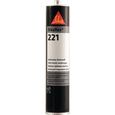 Mastic polyuréthane Sikaflex®-221 300 ml blanc uni, cartouche