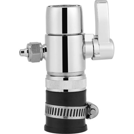 Adaptateur universel de robinet avec filtre à eau 1/4 pouce et vanne de dérivation (1/5)