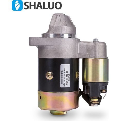 Démarreur de moteur diesel QD114B 0,9 kW, pompe à eau 12 V inversée, démarreur électrique