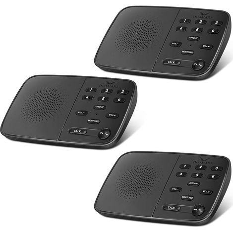 Nouvel interphone sans Fil Duplex intégral amélioré, interphone bidirectionnel en Temps réel pour la Maison et l'entreprise avec Une portée Ultra Longue de 500 mètres (1/5)
