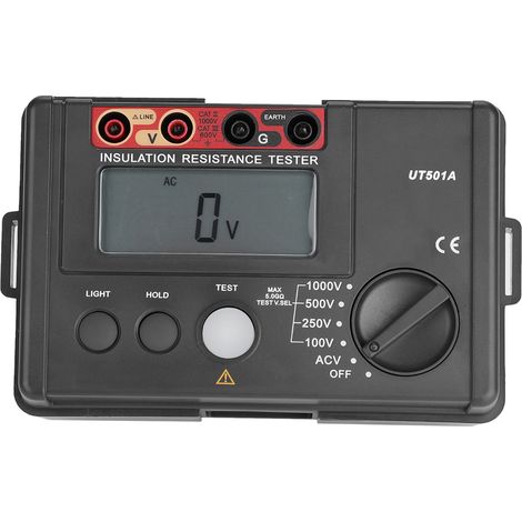 Le testeur de résistance d'isolement/compteur électrique numérique UNI-T UT501A est proposé à un prix d'au moins 67,49  sur AliExpress et d'au moins 79,99  sur Amazon. (1/5)