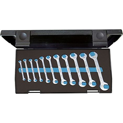 8-011 Set di chiavi doppie a forchetta 11 pezzi 4,5-13 mm (1/3)