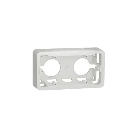 boîte en saillie - 4 modules - blanc - schneider electric nu840418 (1/5)