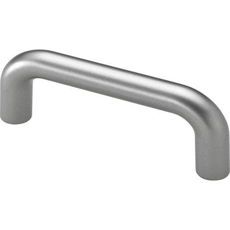 Hettich Möbelgriff Stahl silber 8,0 x 71,0 x 28,0 mm - 1 Stück Möbelgriffe