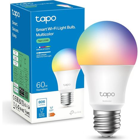 Ampoule Connectée E27, Multicolore LED Dimmable, 1 pièce (1/5)