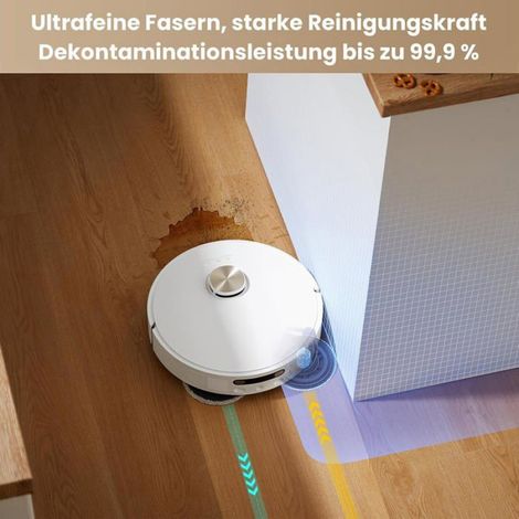 Serpillère - Tampon De Nettoyage - Pour Aspirateur Laveur Robot - Compatible Dreame L10s Ultra Gen 2 - 4 Pièces Serpillères + 2 Pièces Tampons (1/5)