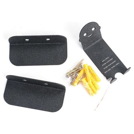 Support de Vélo à Fixer au Mur en Acier, 3 Pièces (Support de Pédalier, Support de roues)1758575mm (1/5)