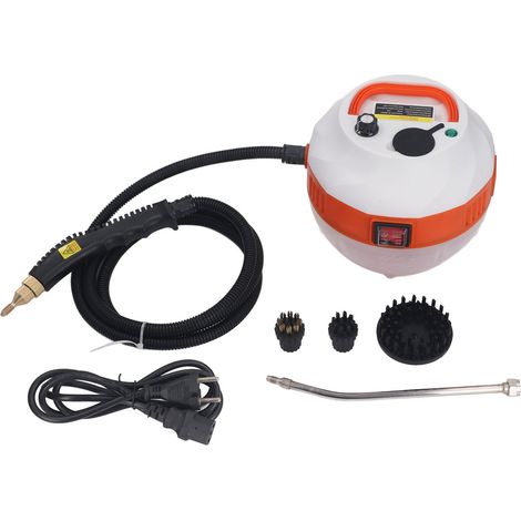 Nettoyeur vapeur portatif haute température avec têtes de brosse pour climatiseur et hotte de cuisine - Prise UE 220 V (1/5)