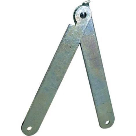 Bockzirkel, rechts und links, für Bock, zum Anschrauben, B 275 H20 mm, 2 Stück