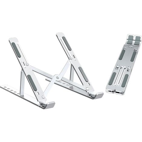 Support pour ordinateur portable, niveaux réglables - Support en aluminium - Convient aux ordinateurs portables de 10 à 15,6 pouces (1/5)