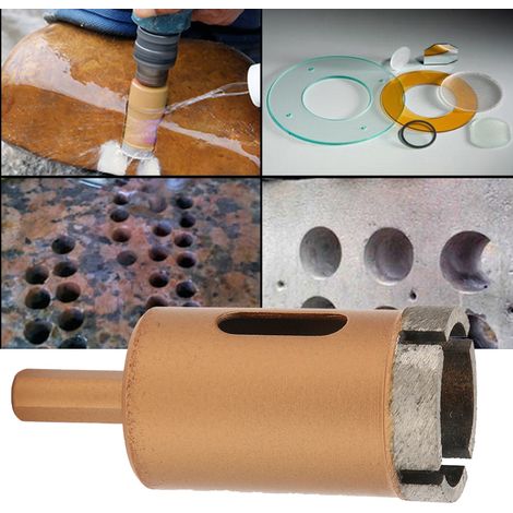 Foret diamanté pour carottage, scie cloche pour marbre, carrelage céramique, béton et verre, 25-38 mm, 35 mm (1/5)