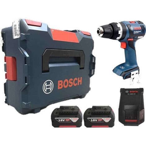 Bosch GSB 18V-EC Akku Drehschlagschrauber 2x 5.0Ah L-BOXX 0615990L3E"-"182806312