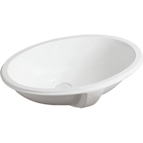 SIMAS Lavabo Da Incasso Sotto Piano Nevada Bianco