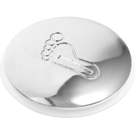 Bouchon de vidange, inox/silicone, plat, pour évier et bonde (1/5)