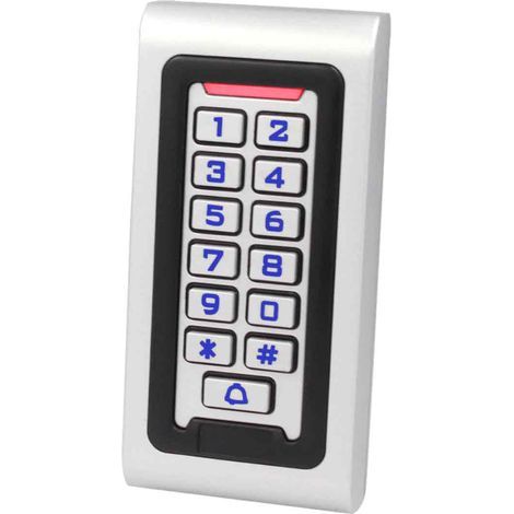 1 Stück IP68-Code-Türschloss, wasserdichter Metall-Zugangskontroll, PIN RFID 125KHz, DC12V-24V, hintergrundbeleuchtet, Wigan 26, 2000 Benutzer für Garage, Haus, Wohnung, Fabrik, Sicherheit (1/5)