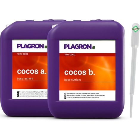 Plagron Coco A B 10 Liter Kokosdünger Coco Dünger Pflanzendünger Kokossubstrat (1/5)