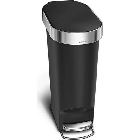 Simplehuman - Pattumiera Slim 40 l, nero CW1390 (1/5)