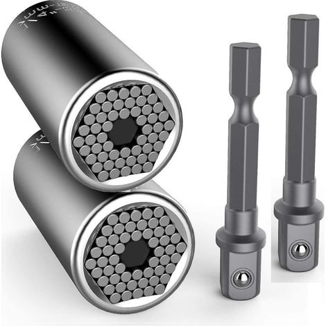 Clé à douilles universelle, lot de 4, concept amélioré 2019 (1/5)