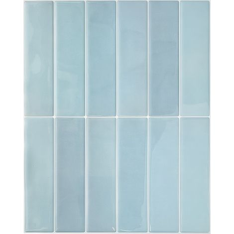12 pièces Film adhésif stratifié imperméable et résistant à l'huile, de style bohème, pour sols et murs SCQ1810(22.9x29cm) (1/5)