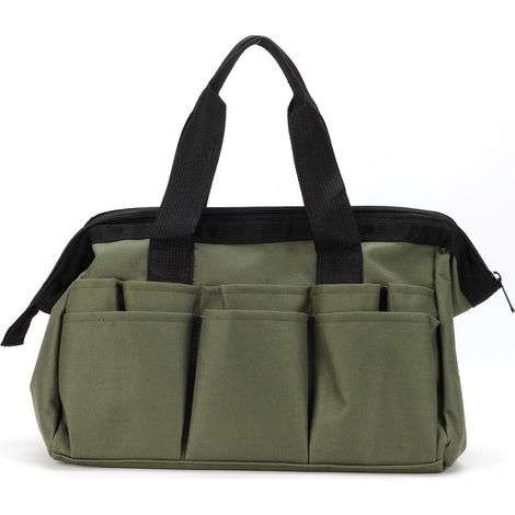 Heavy-Duty Gardening Tool Bag for Garden, Orchard Multiple Exterior Pockets, Reinforced 600D Oxford Fabric, Garden Tool Organizer Tote for Gardeners, Campers (1/5)