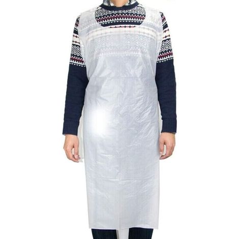 Tablier de Cuisine - Tablier de Travail étanche en polyuréthane avec Protection Quotidienne - Taille Universelle pour Cuisine, Restaurant, Café et Plus (1/5)