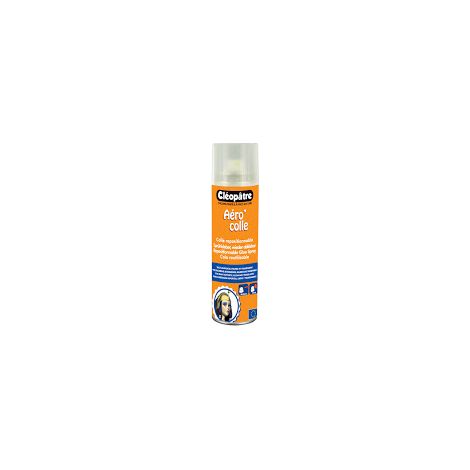 Colle repositionnable - Cléopatre - ACR250 - Aérosol 250ml - Transparent - Idéale pour maquettes
