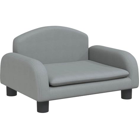 Comodo divano letto per cani leggero 50 x 40 x 30 cm tessuto grigio 020043094