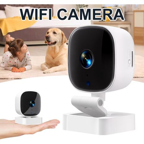 Caméra de surveillance WiFi sans fil -- Vision nocturne haute définition -- Surveillance à distance -- Carte TF non incluse (1/5)