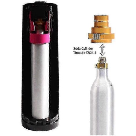 Adaptateur à connexion rapide pour cartouche de CO2 SodaStream duo réservoir (1/5)