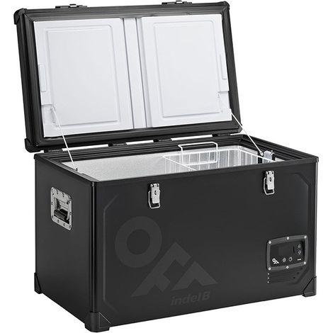 Glacière Electrique à Compression INDEL B STEEL TB74 BLACK - Vesna