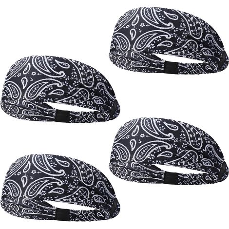 Bandana Cheveux - Bandeau Tête Élastique Large - Pour Sport Yoga Plage Sommeil - Unisexe - 1 Pièce (1/5)