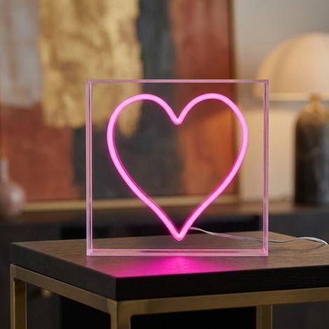NeonEsque Heart Love Glow LED Sign (1/2)